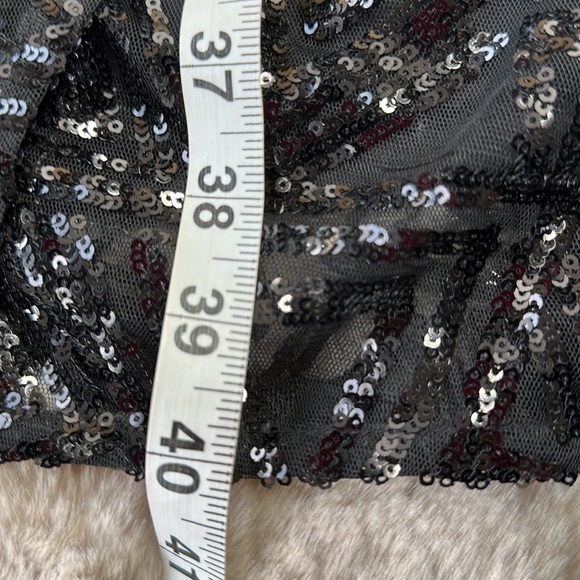 City Chic Black Glitter Dress - Picture 10 of 14